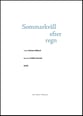Sommarkvall efter regn SATB choral sheet music cover